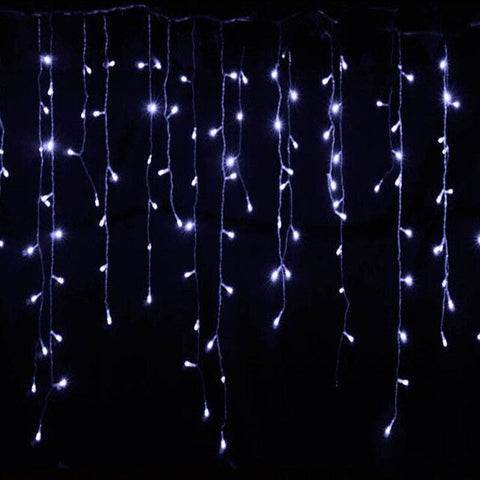 Christmas Lights Outdoor Decoration Led Curtain Icicle String Lights 5 meter Droop 0.4-0.6M New Year Wedding Party Garland Light