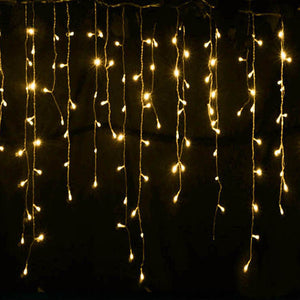 Christmas Lights Outdoor Decoration Led Curtain Icicle String Lights 5 meter Droop 0.4-0.6M New Year Wedding Party Garland Light