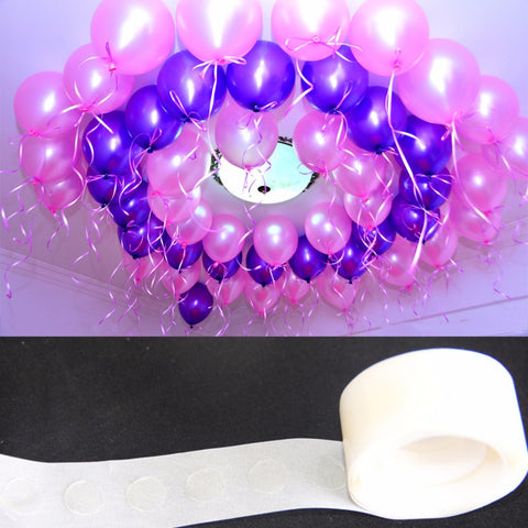 100pcs Balloons accessories Glue point foil latex Ballon removable stickers Wedding Birthday Party decor ceiling or wall sticker