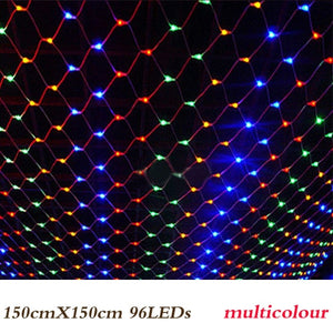 3mx2m 200 Led 220V super bright net mesh string light xmas christmas light new year garden Lawn wedding holiday lighting